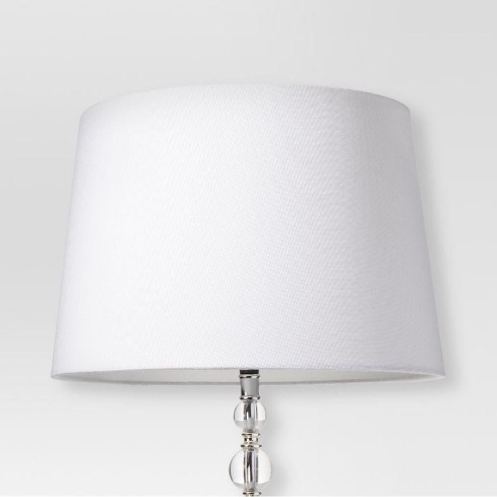 Drum Linen Lamp Shade White Large